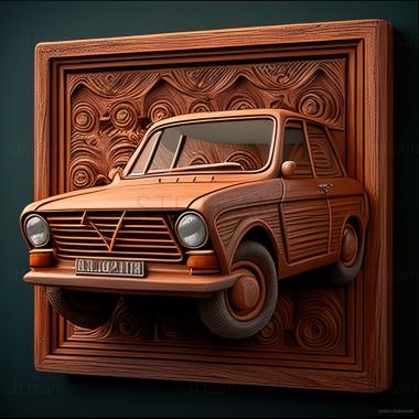 3D model Peugeot 204 (STL)